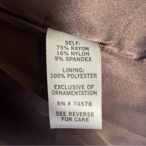 Cache Contour Collection Blazer Coat - Chocolate Brown Gold Buttons - Size M - Picture 8 of 8